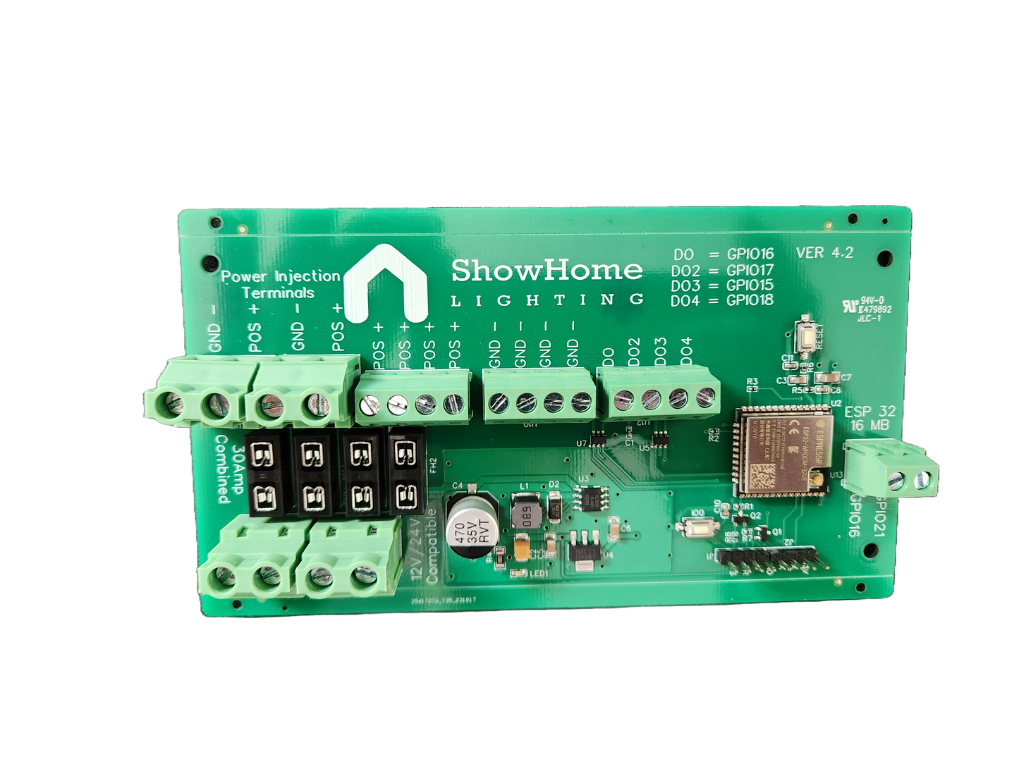 4 Channel WLED Controller Board