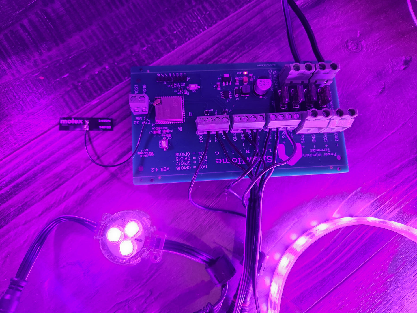 4 Channel WLED Controller Board