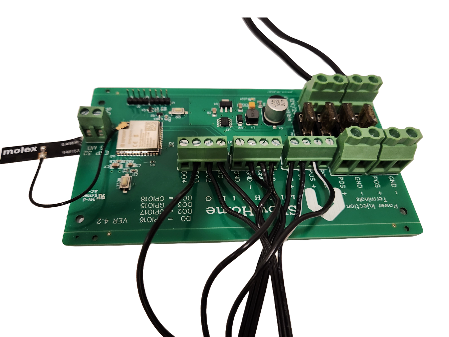 4 Channel WLED Controller Board