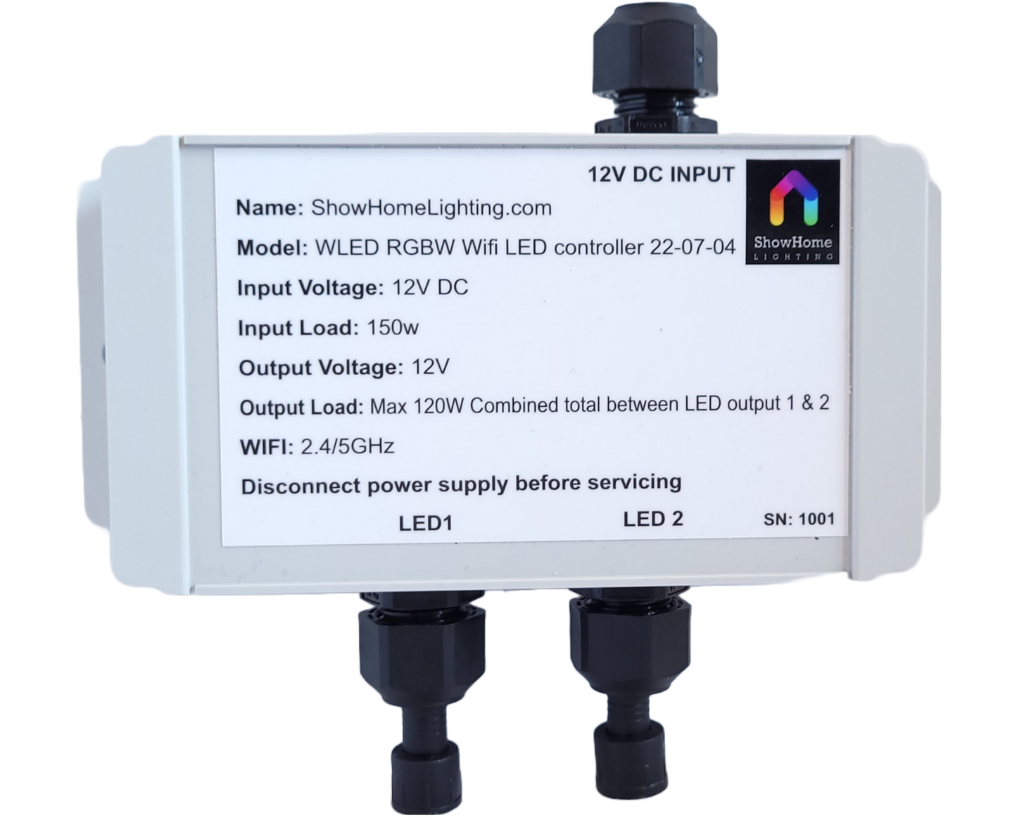 2-channel 12/24V LED controller