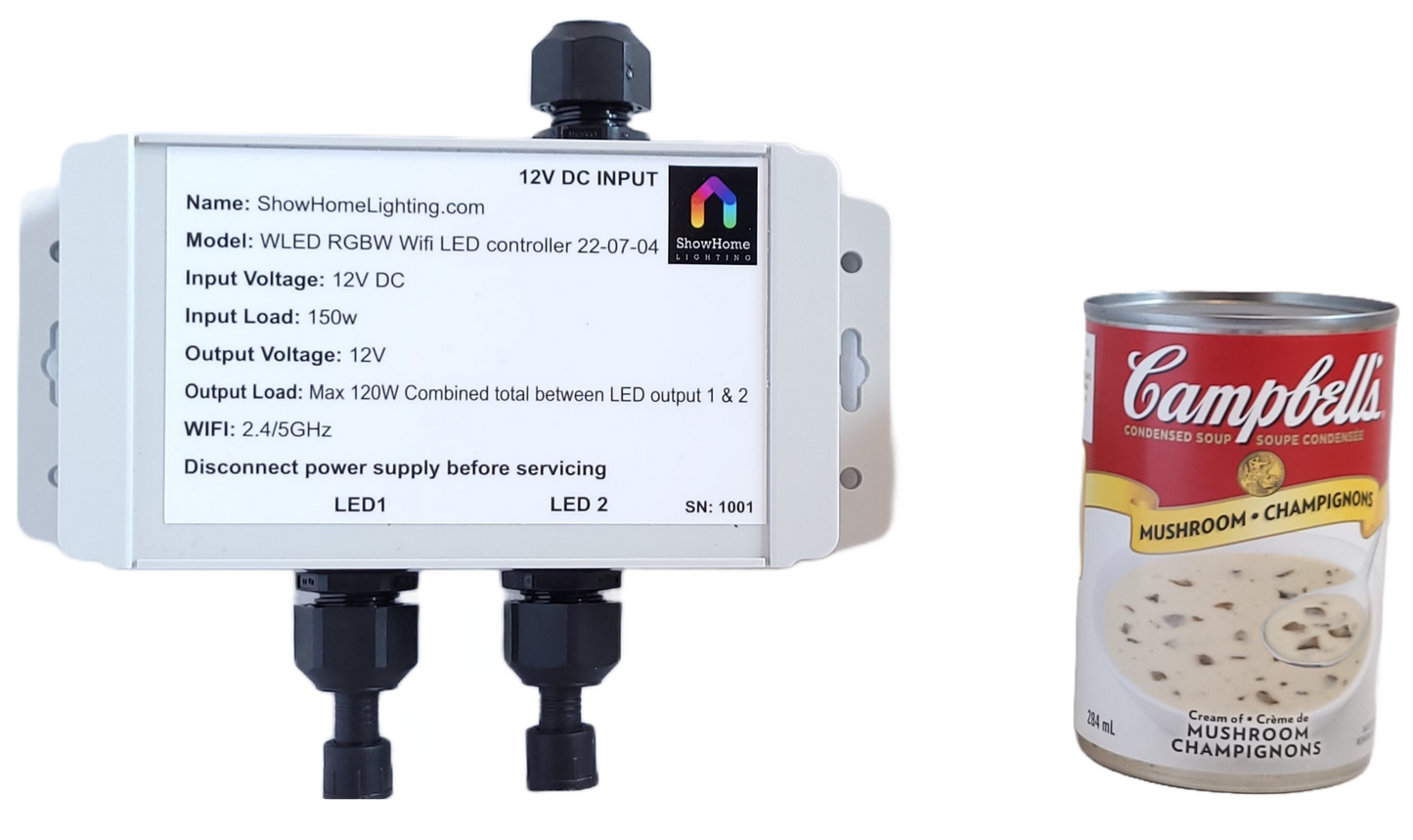 2-channel 12/24V LED controller