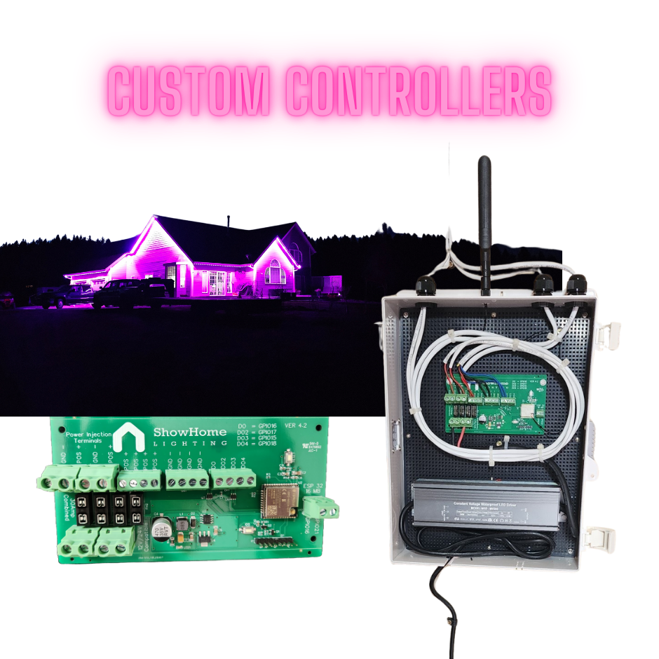 Custom ShowHome lighting controller
