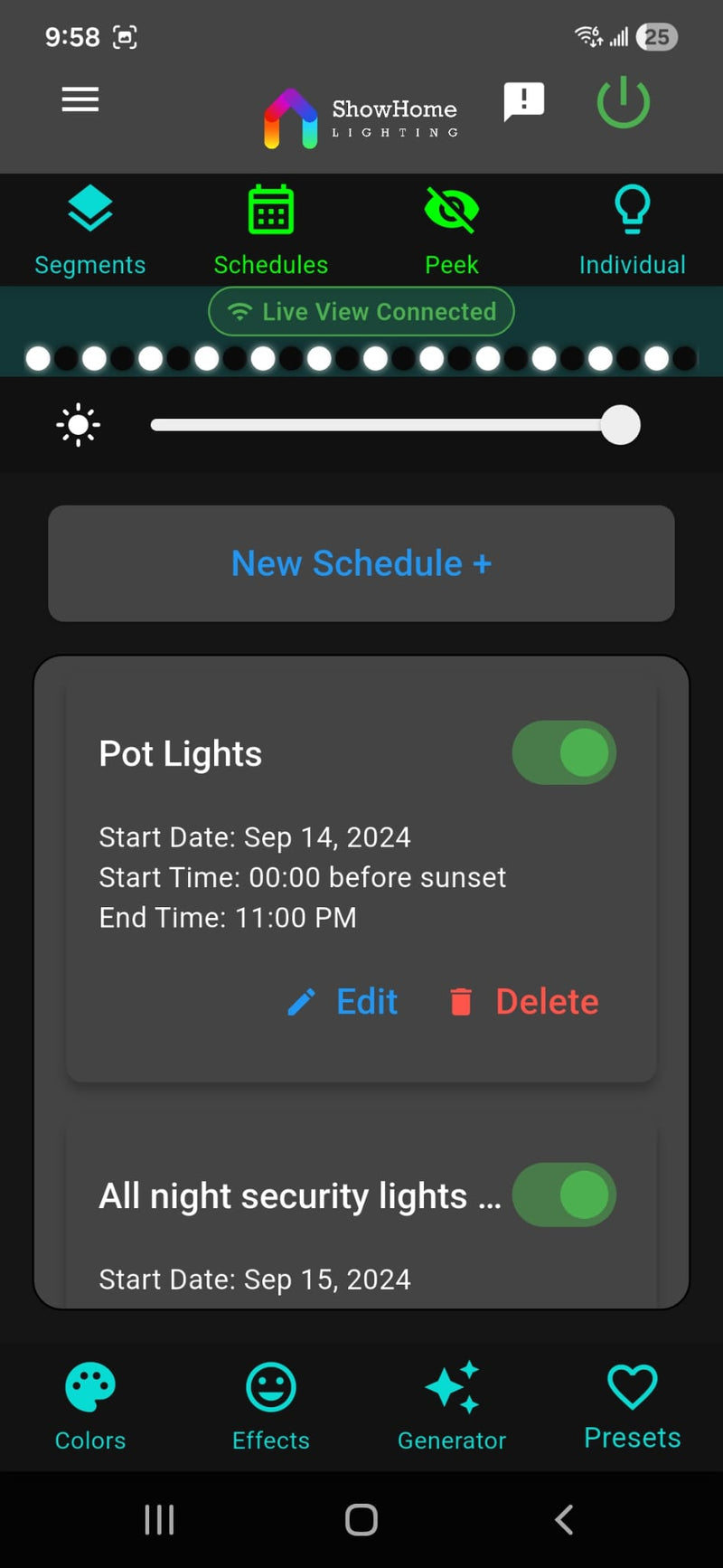 Schedule every detail